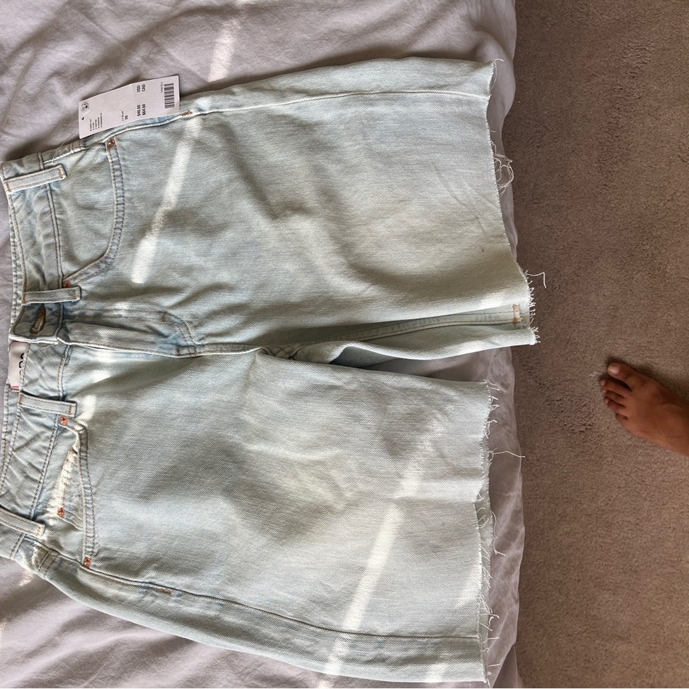 BDG Light Wash Denim Shorts